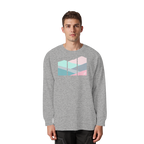 Pastell Mountain - Organic Heavy Oversized Longsleeve T-Shirt