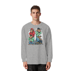 Die vier Stadtaffen - Organic Heavy Oversized Longsleeve T-Shirt