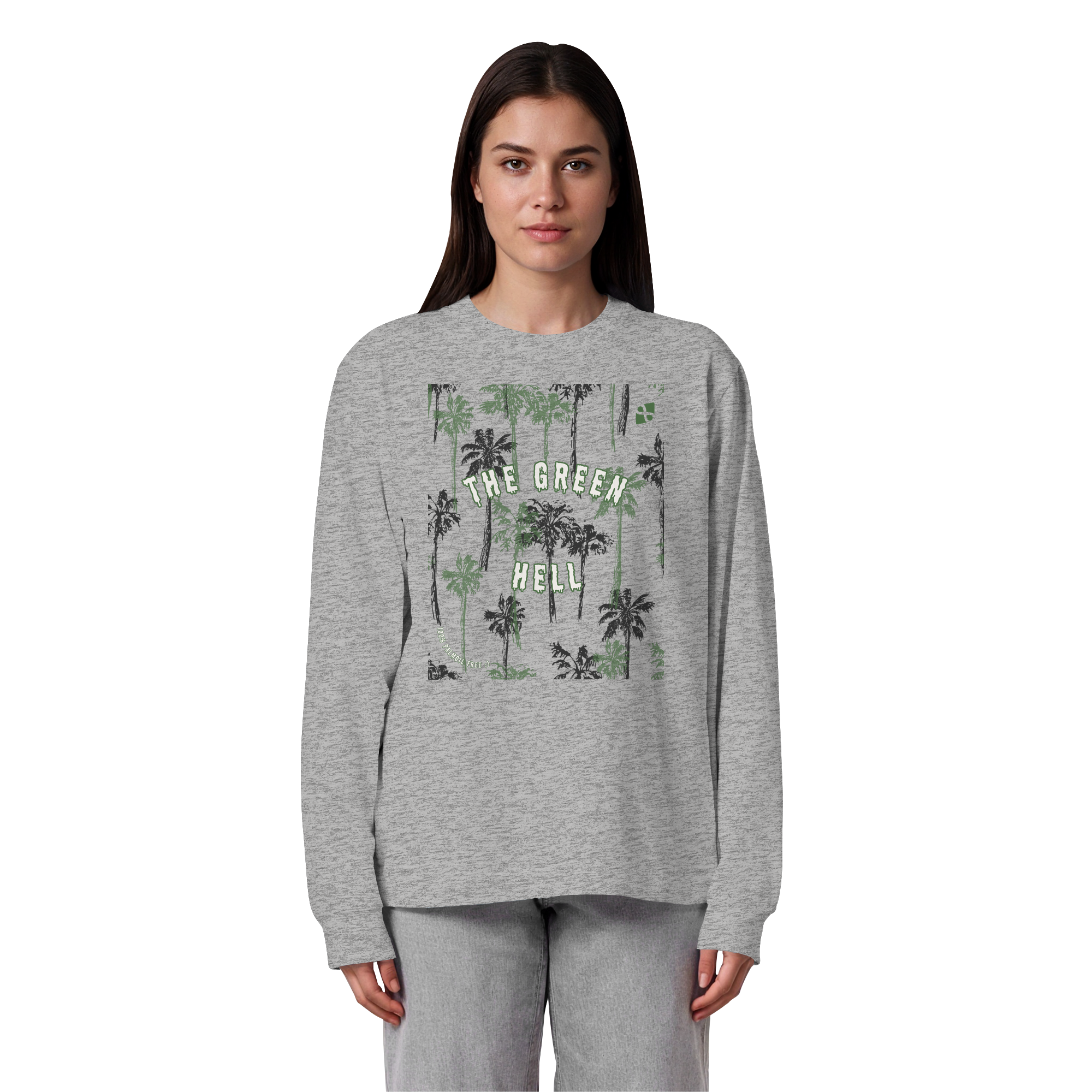 The Green Hell - Organic Heavy Oversized Longsleeve T-Shirt