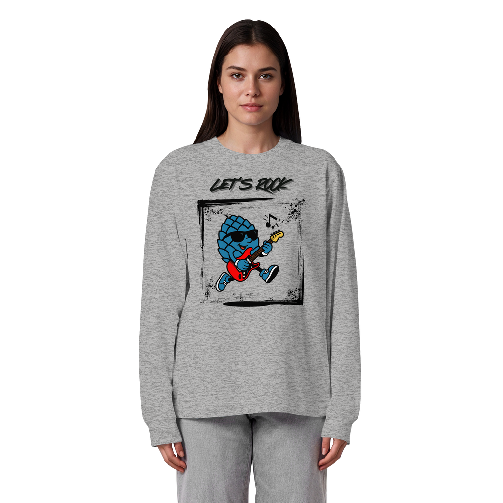 Lets Rock Zirbi - Organic Heavy Oversized Longsleeve T-Shirt
