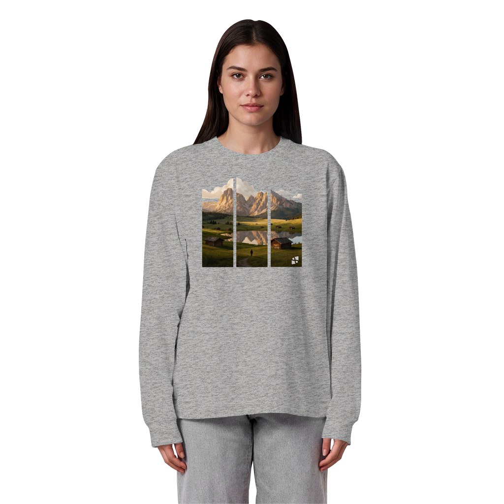 Mountainview - Organic Heavy Oversized Longsleeve T-Shirt