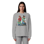 Die vier Stadtaffen - Organic Heavy Oversized Longsleeve T-Shirt