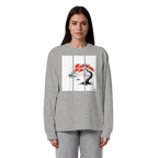 Kirschblüten Vibes - Organic Heavy Oversized Longsleeve T-Shirt