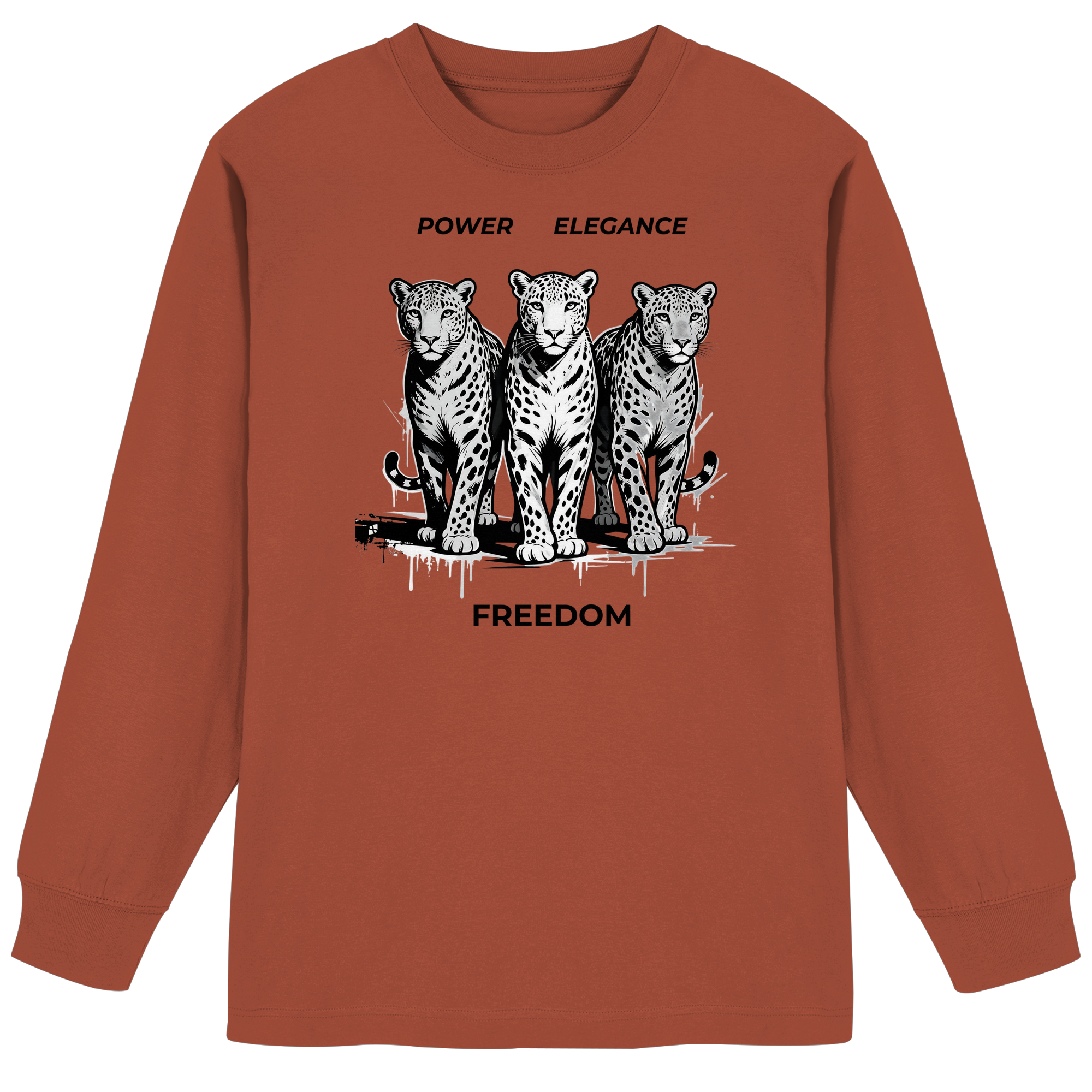 PER Leoparden - Organic Heavy Oversized Longsleeve T-Shirt