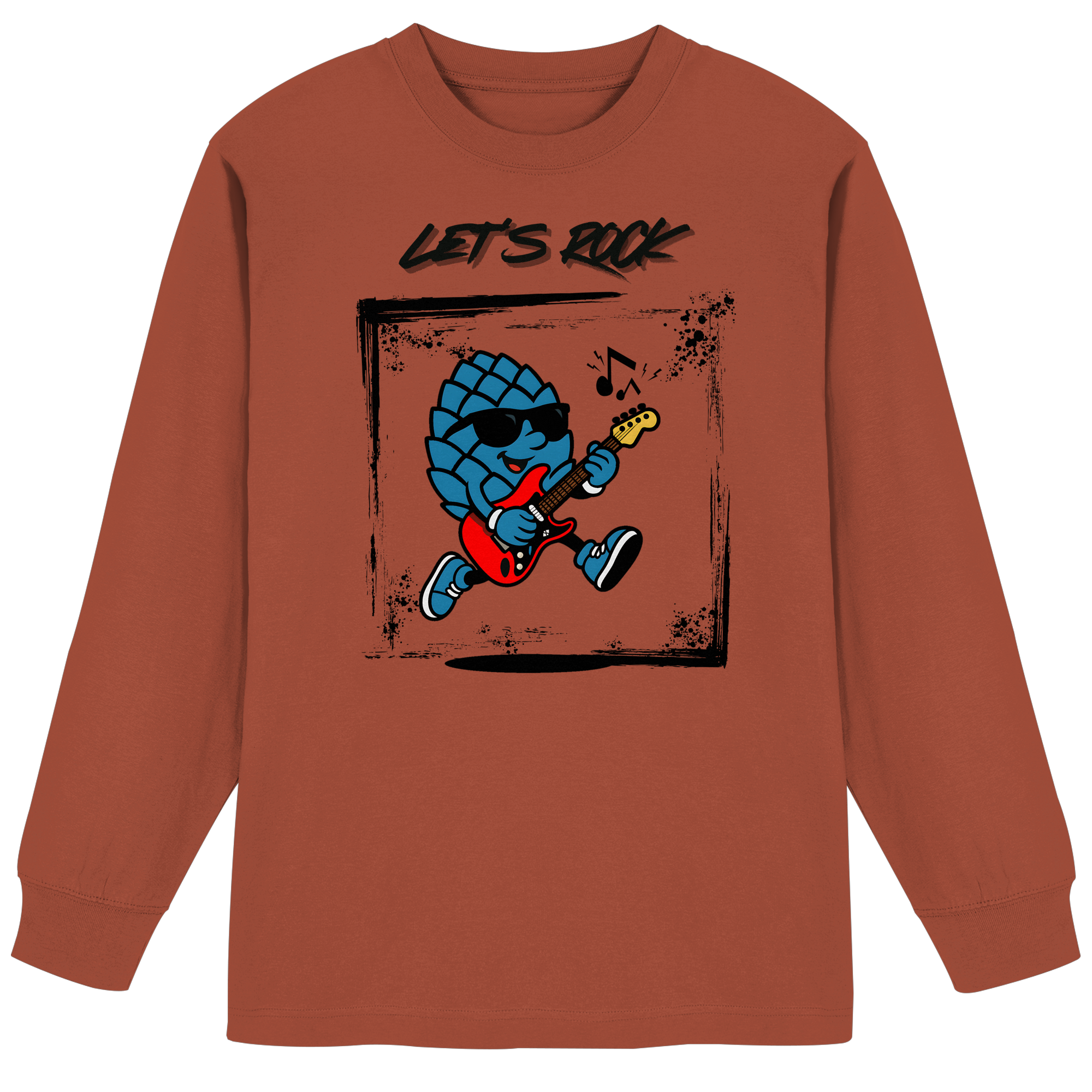 Lets Rock Zirbi - Organic Heavy Oversized Longsleeve T-Shirt