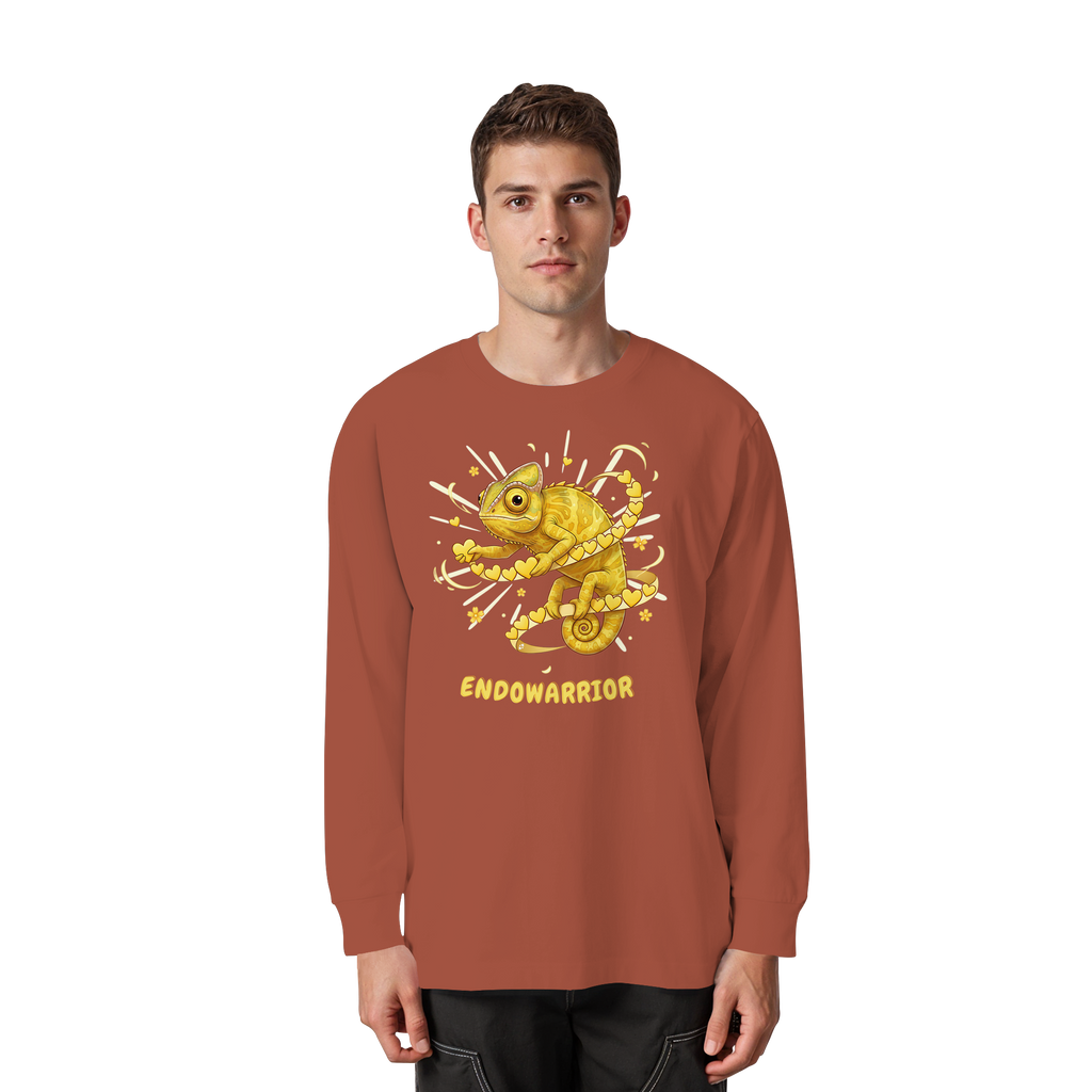 Endowarrior - Organic Heavy Oversized Longsleeve T-Shirt
