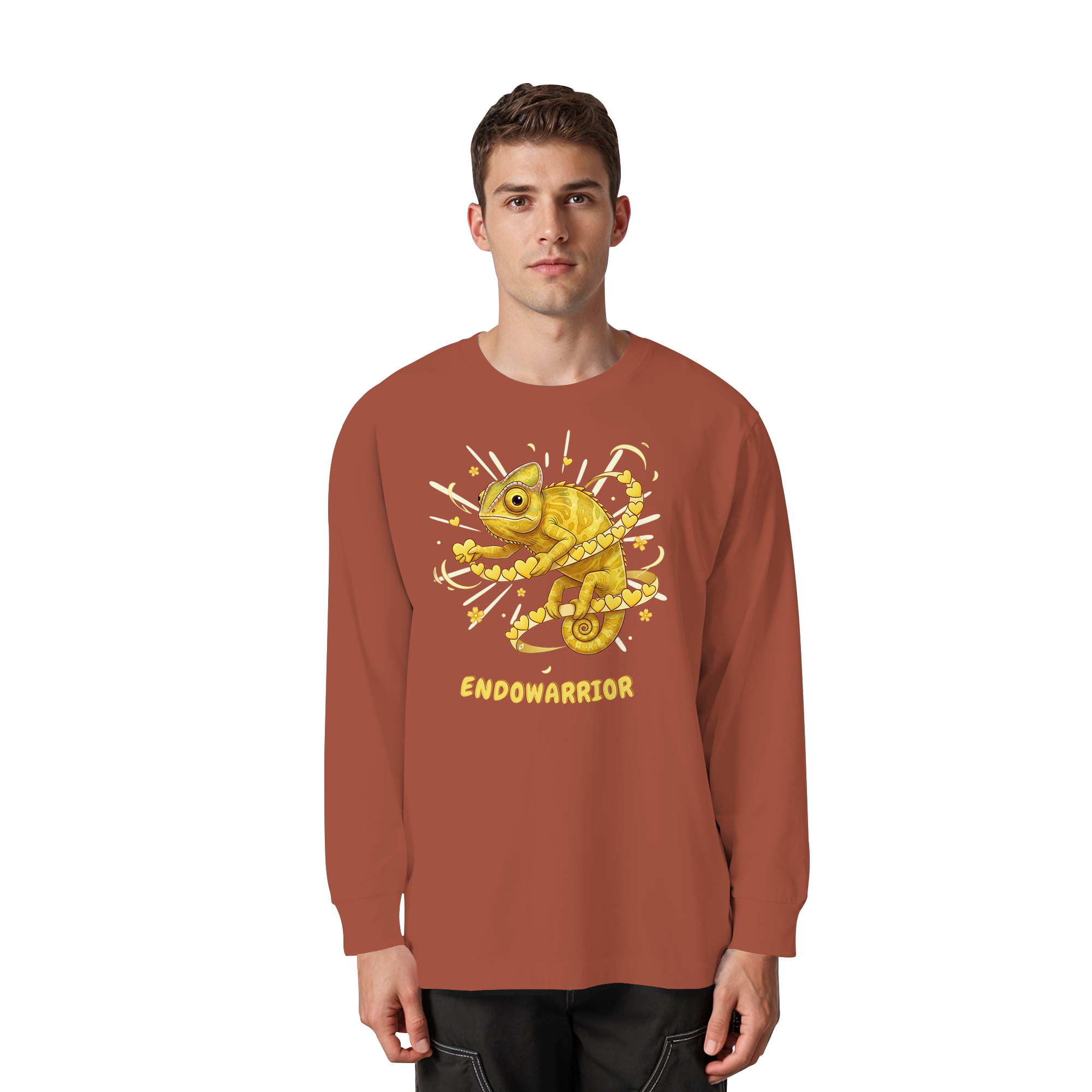 Endowarrior - Organic Heavy Oversized Longsleeve T-Shirt
