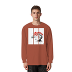 Kirschblüten Vibes - Organic Heavy Oversized Longsleeve T-Shirt