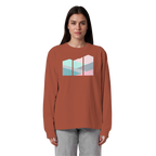 Pastell Mountain - Organic Heavy Oversized Longsleeve T-Shirt