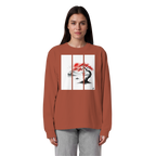 Kirschblüten Vibes - Organic Heavy Oversized Longsleeve T-Shirt