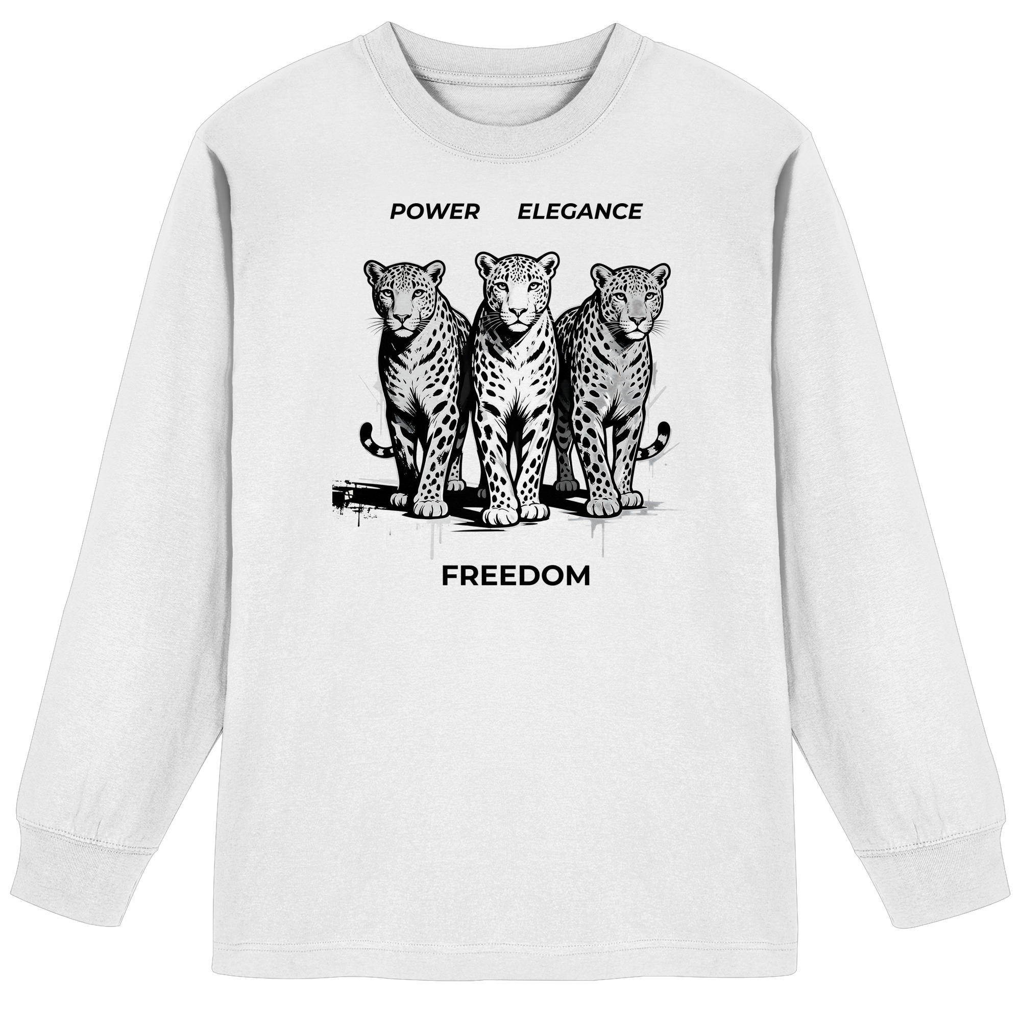 PER Leoparden - Organic Heavy Oversized Longsleeve T-Shirt