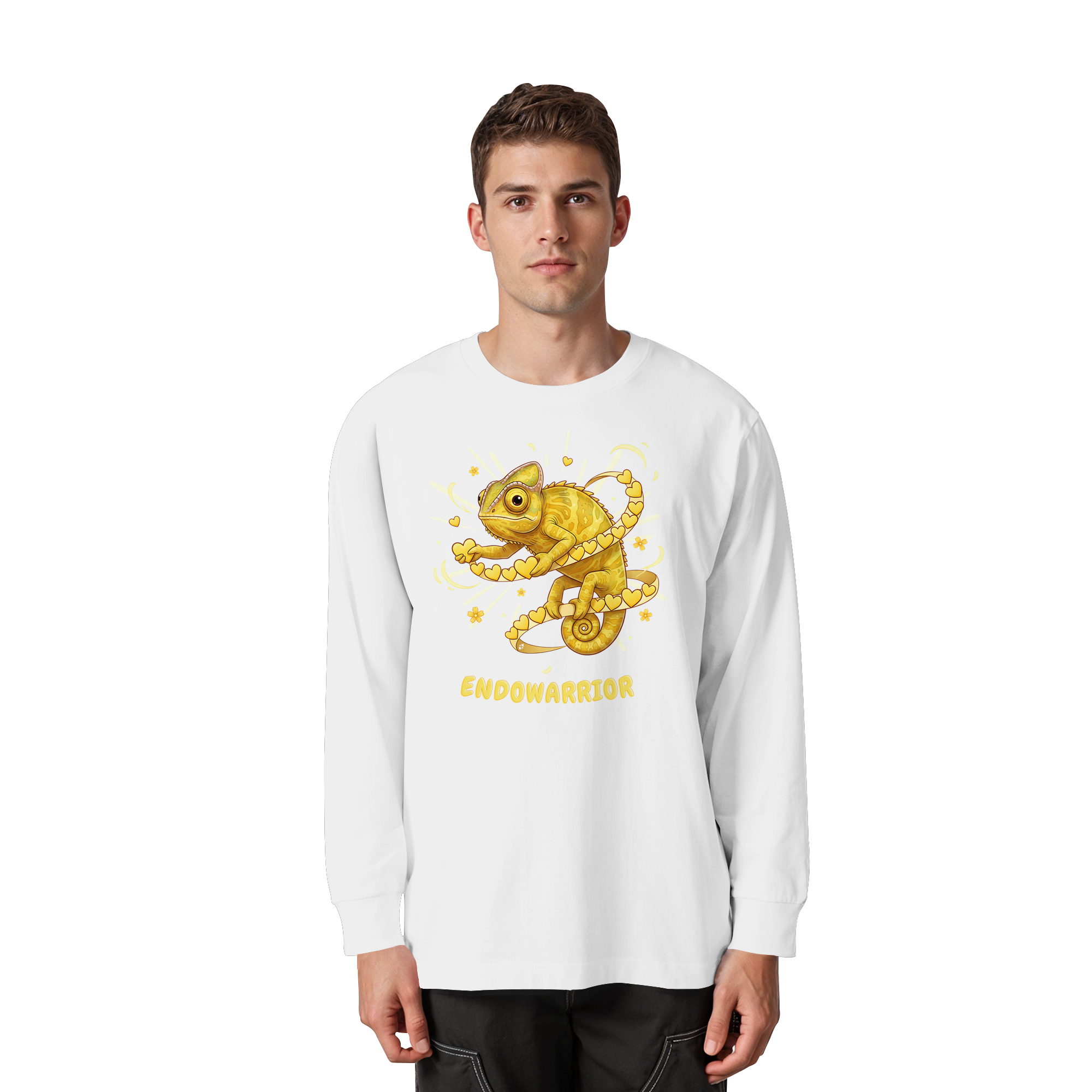 Endowarrior - Organic Heavy Oversized Longsleeve T-Shirt