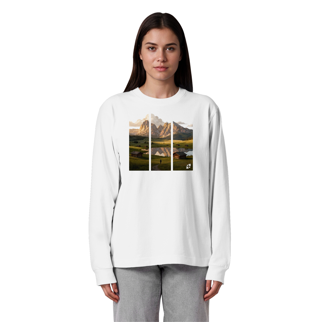 Mountainview - Organic Heavy Oversized Longsleeve T-Shirt
