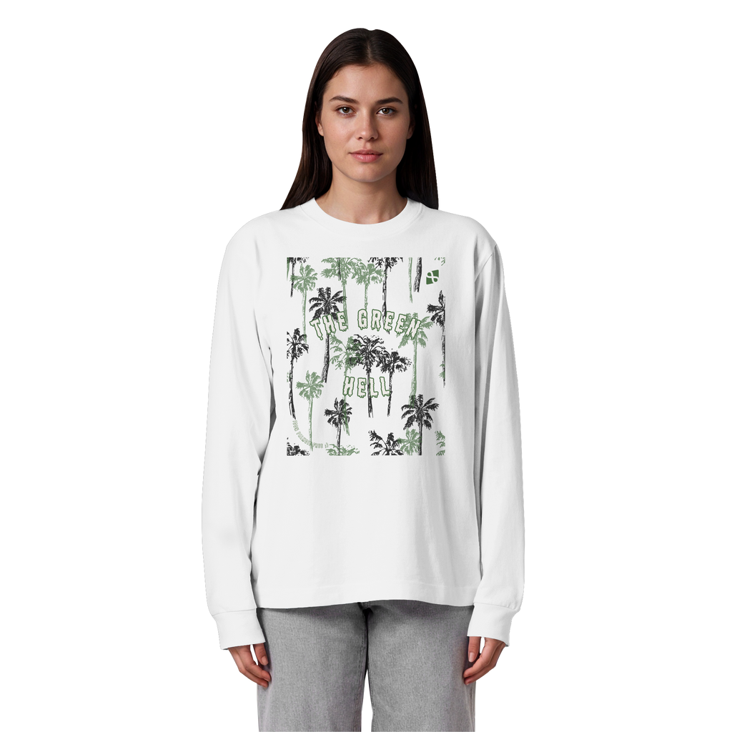 The Green Hell - Organic Heavy Oversized Longsleeve T-Shirt