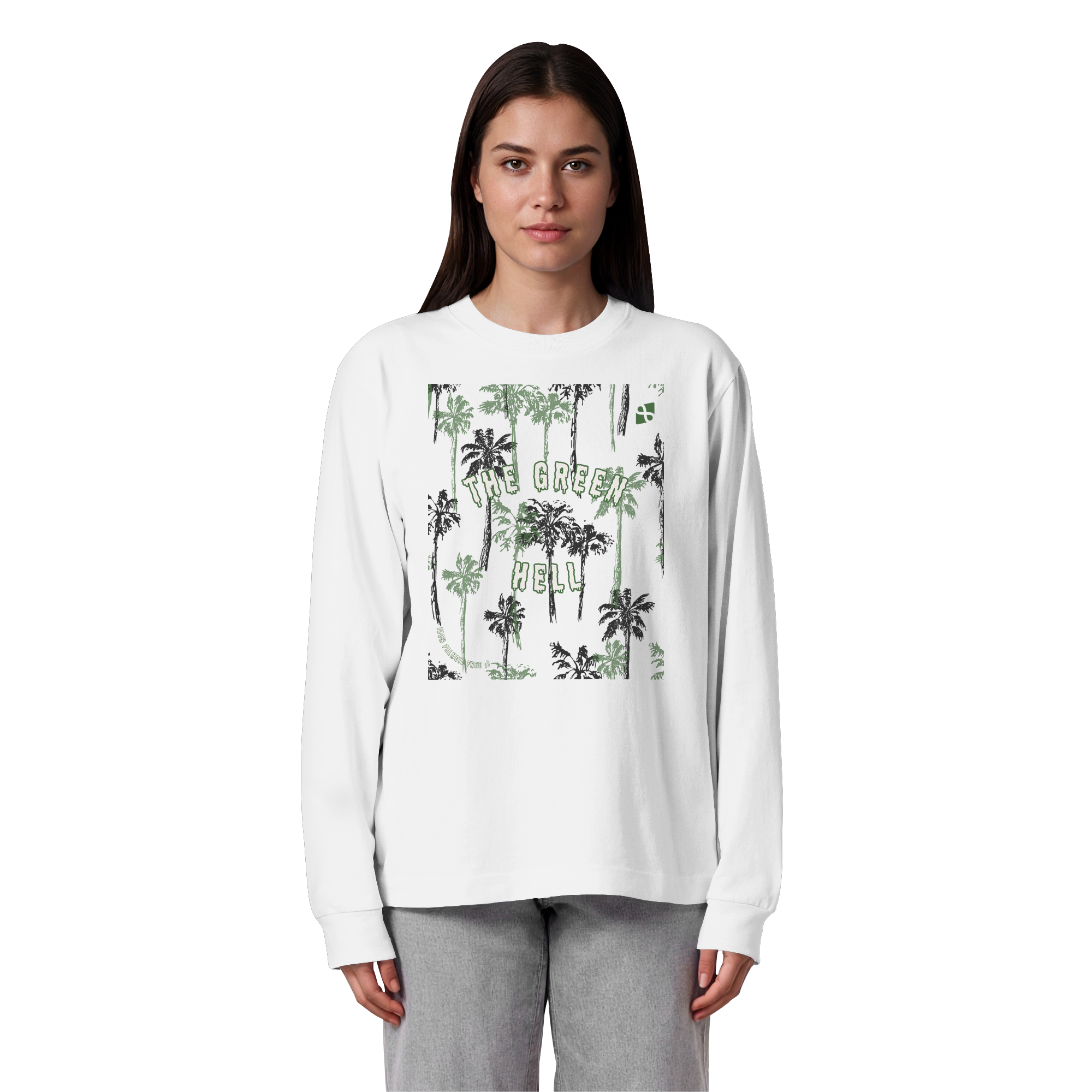 The Green Hell - Organic Heavy Oversized Longsleeve T-Shirt