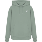 Tannenhäher mit Zirbelnuss + Emblem Stick - Organic Hoodie
