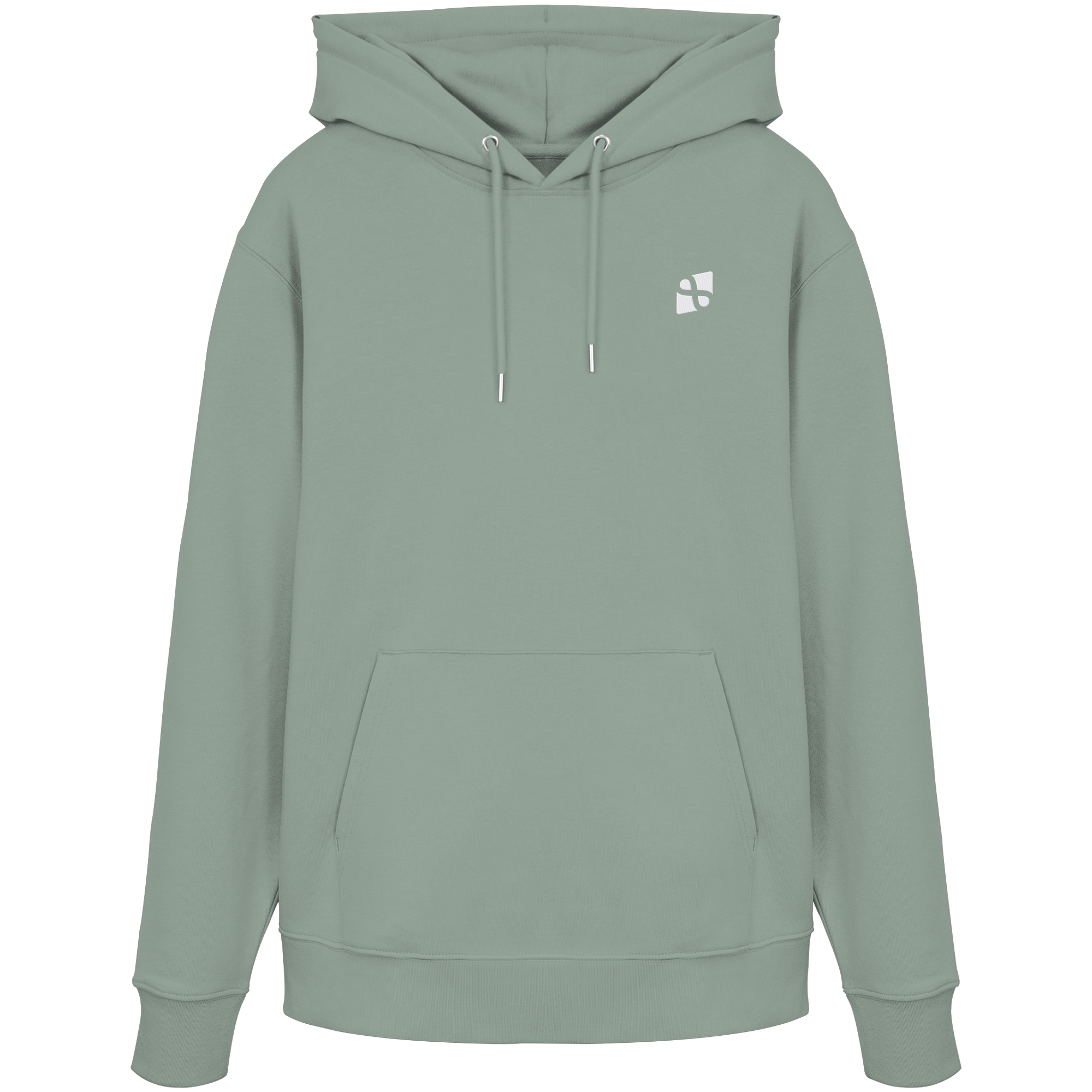 Tannenhäher mit Zirbelnuss + Emblem Stick - Organic Hoodie