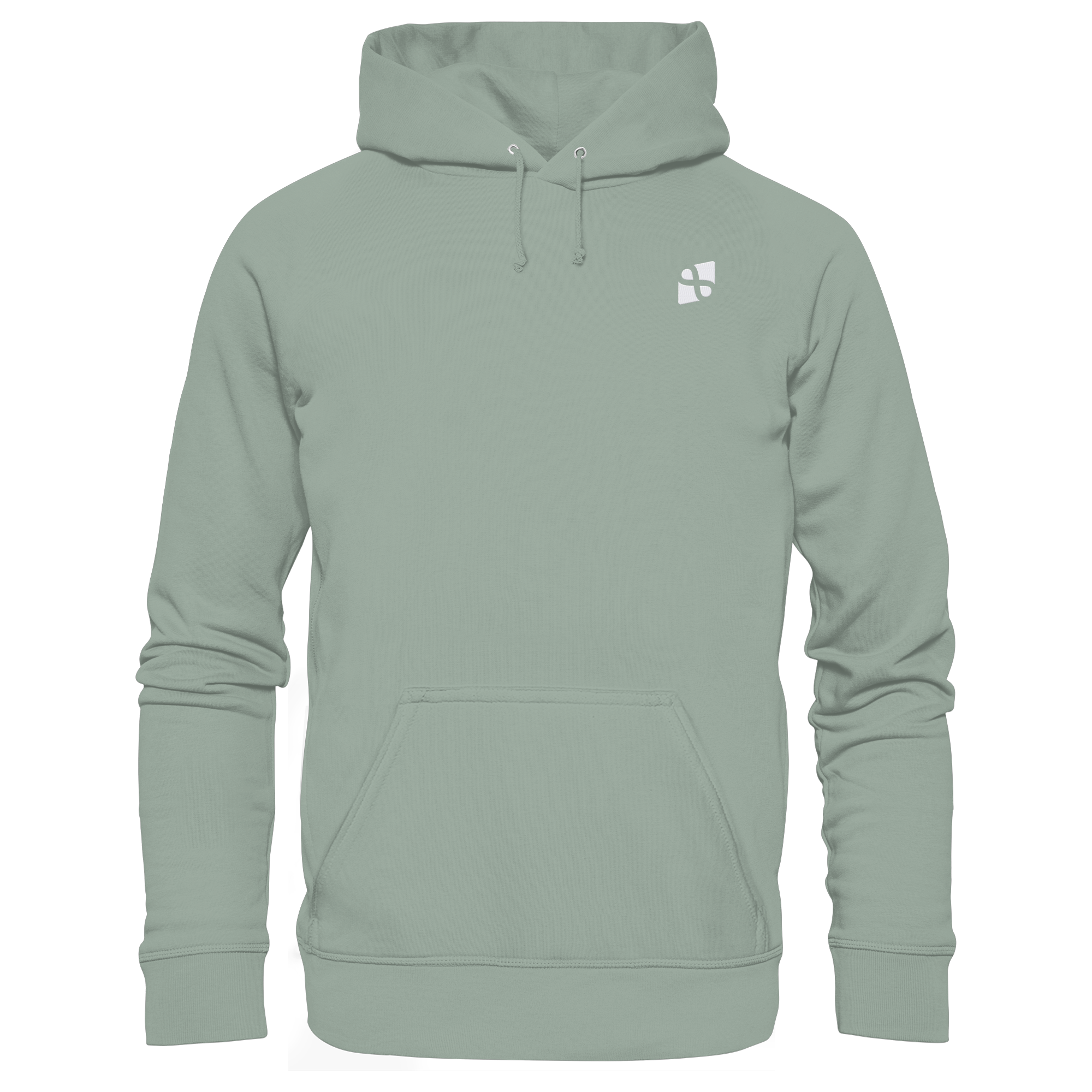 Tannenhäher mit Zirbelnuss + Emblem Stick - Organic Hoodie