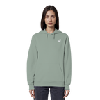 Tannenhäher mit Zirbelnuss + Emblem Stick - Organic Hoodie