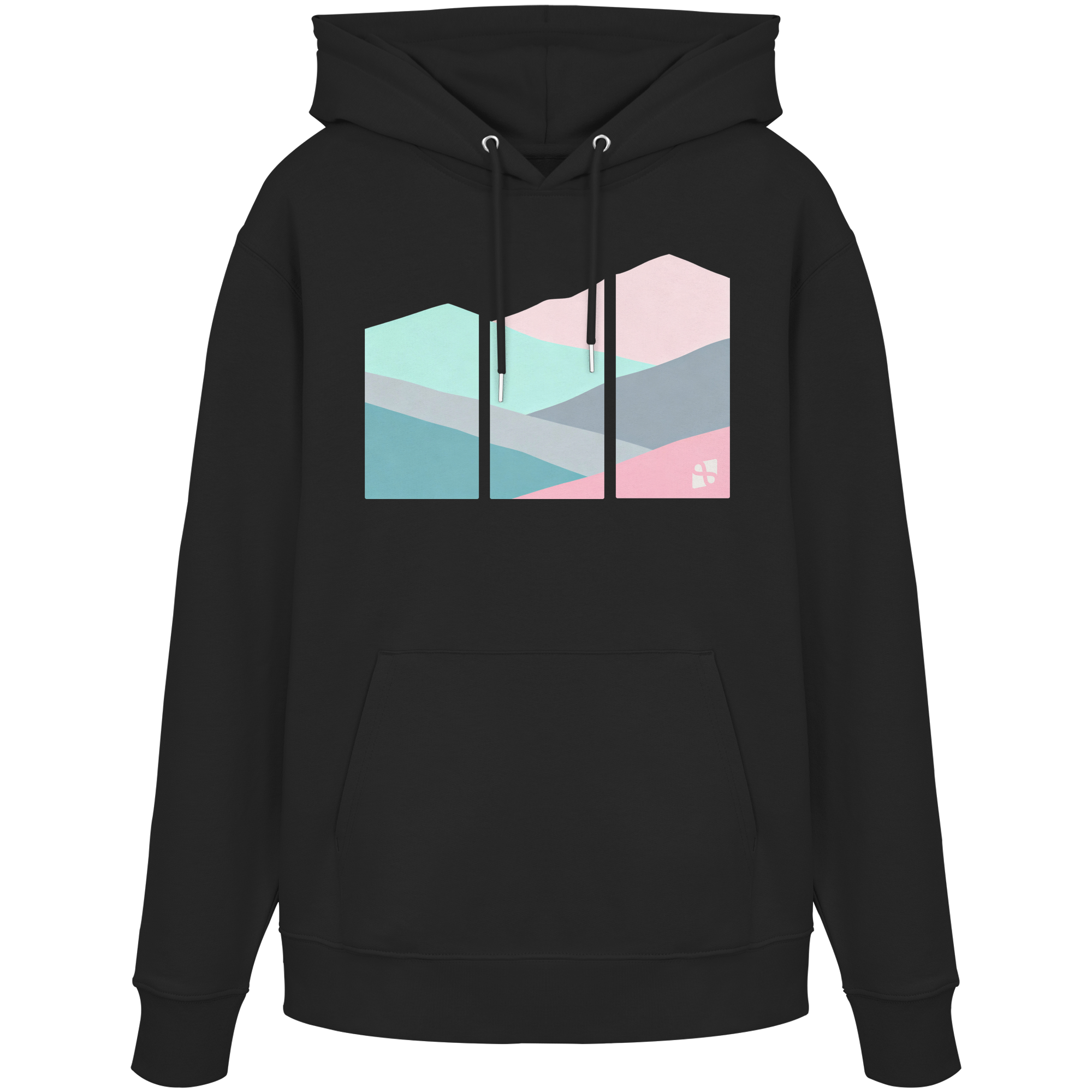Pastell Mountain - Organic Hoodie