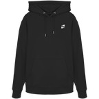 Tannenhäher mit Zirbelnuss + Emblem Stick - Organic Hoodie