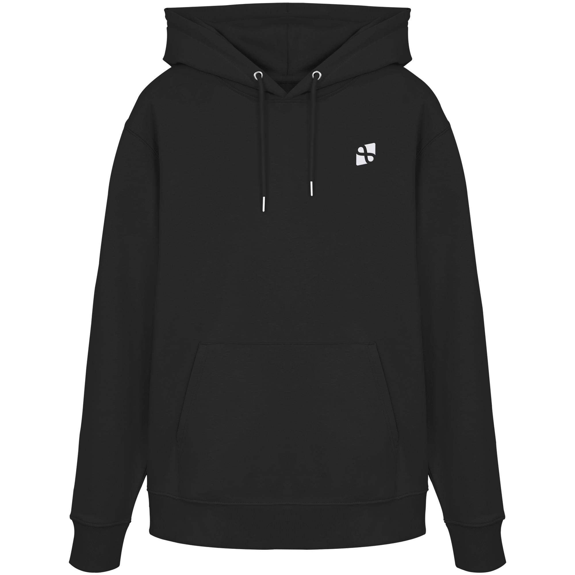 Tannenhäher mit Zirbelnuss + Emblem Stick - Organic Hoodie