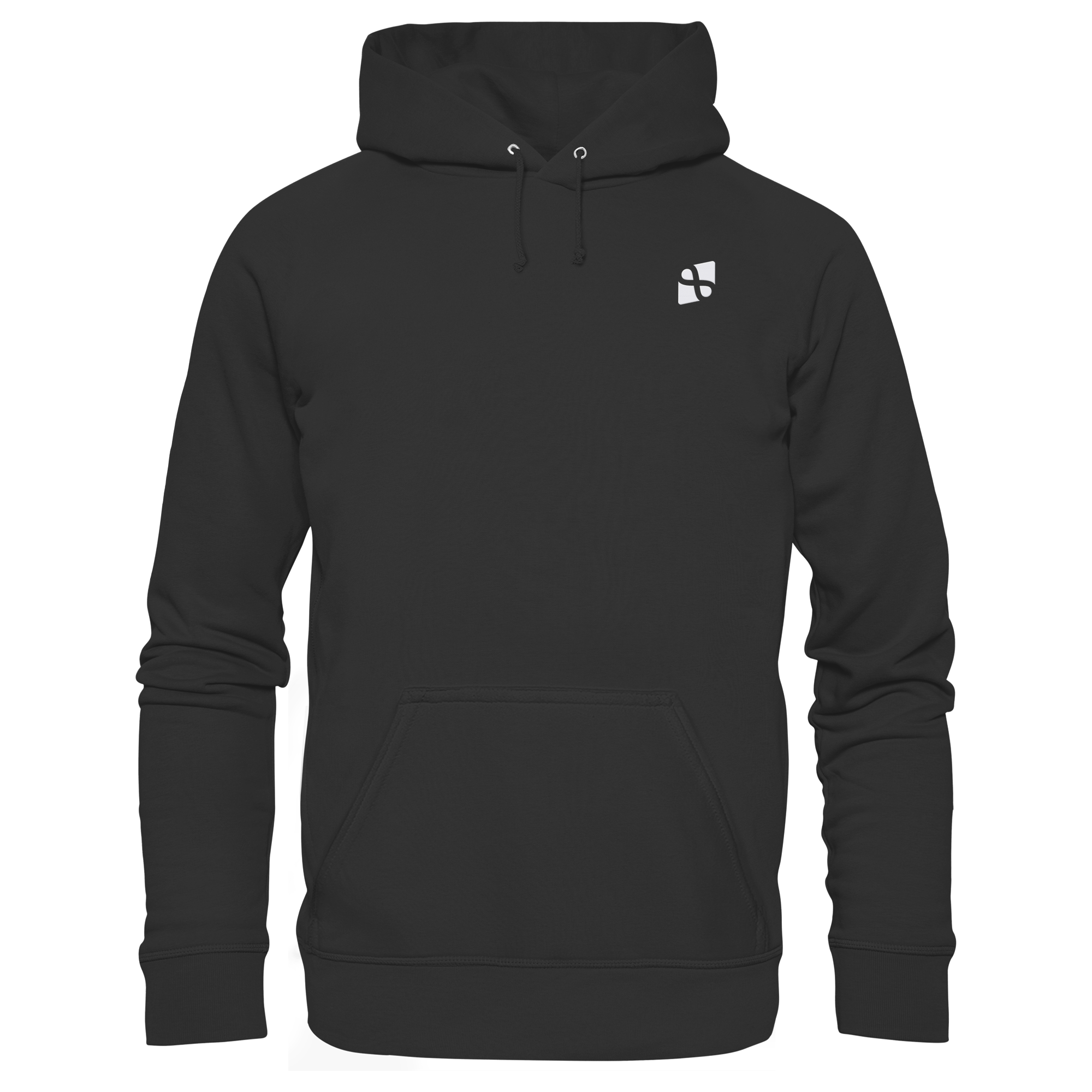 Tannenhäher mit Zirbelnuss + Emblem Stick - Organic Hoodie