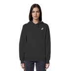 Tannenhäher mit Zirbelnuss + Emblem Stick - Organic Hoodie