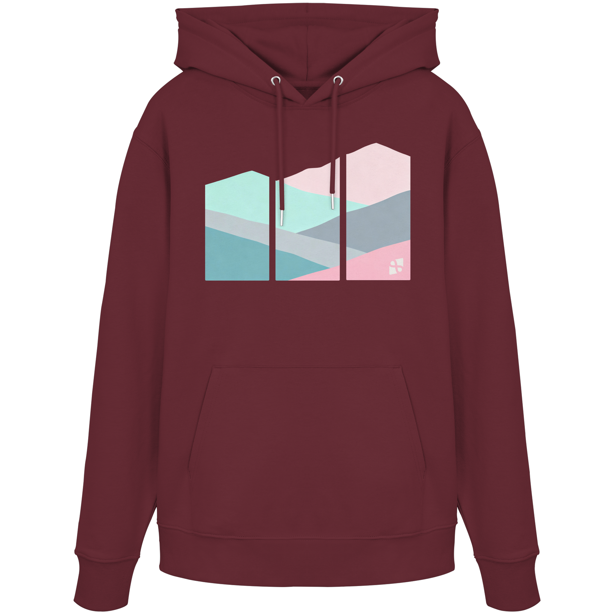 Pastell Mountain - Organic Hoodie