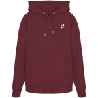 Tannenhäher mit Zirbelnuss + Emblem Stick - Organic Hoodie