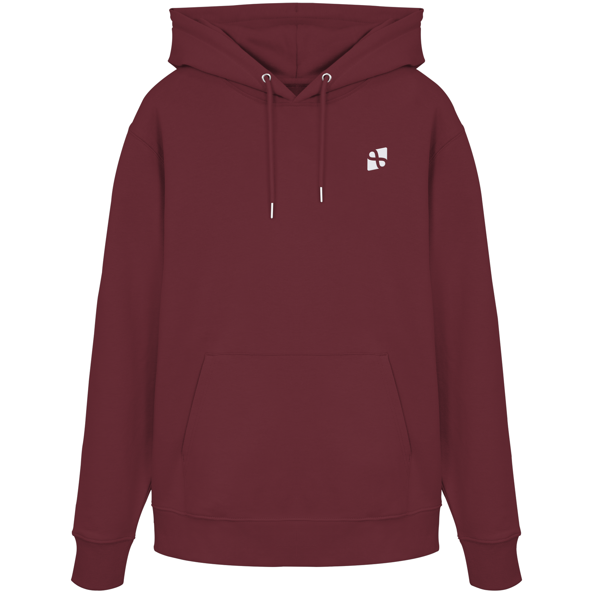 Tannenhäher mit Zirbelnuss + Emblem Stick - Organic Hoodie