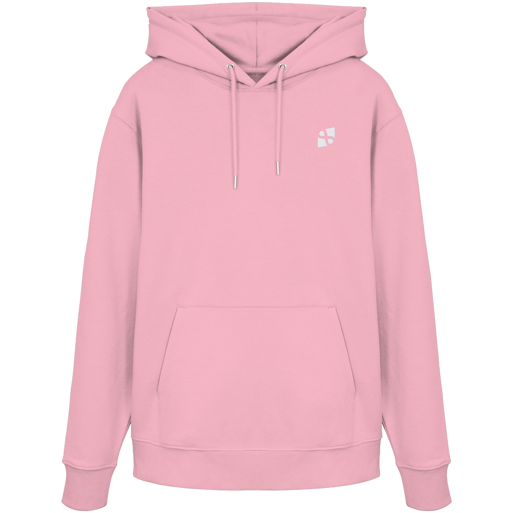 Tannenhäher mit Zirbelnuss + Emblem Stick - Organic Hoodie