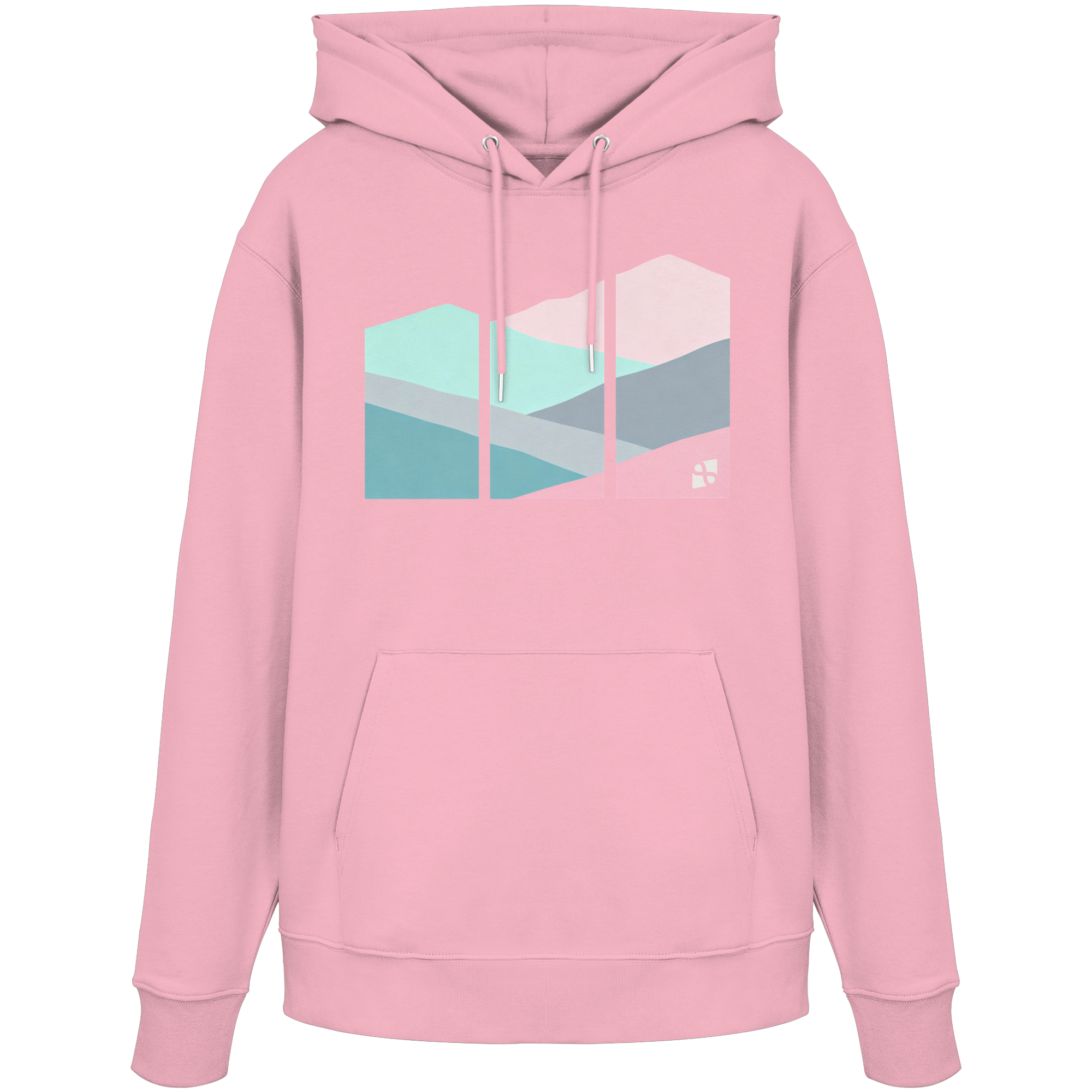 Pastell Mountain - Organic Hoodie