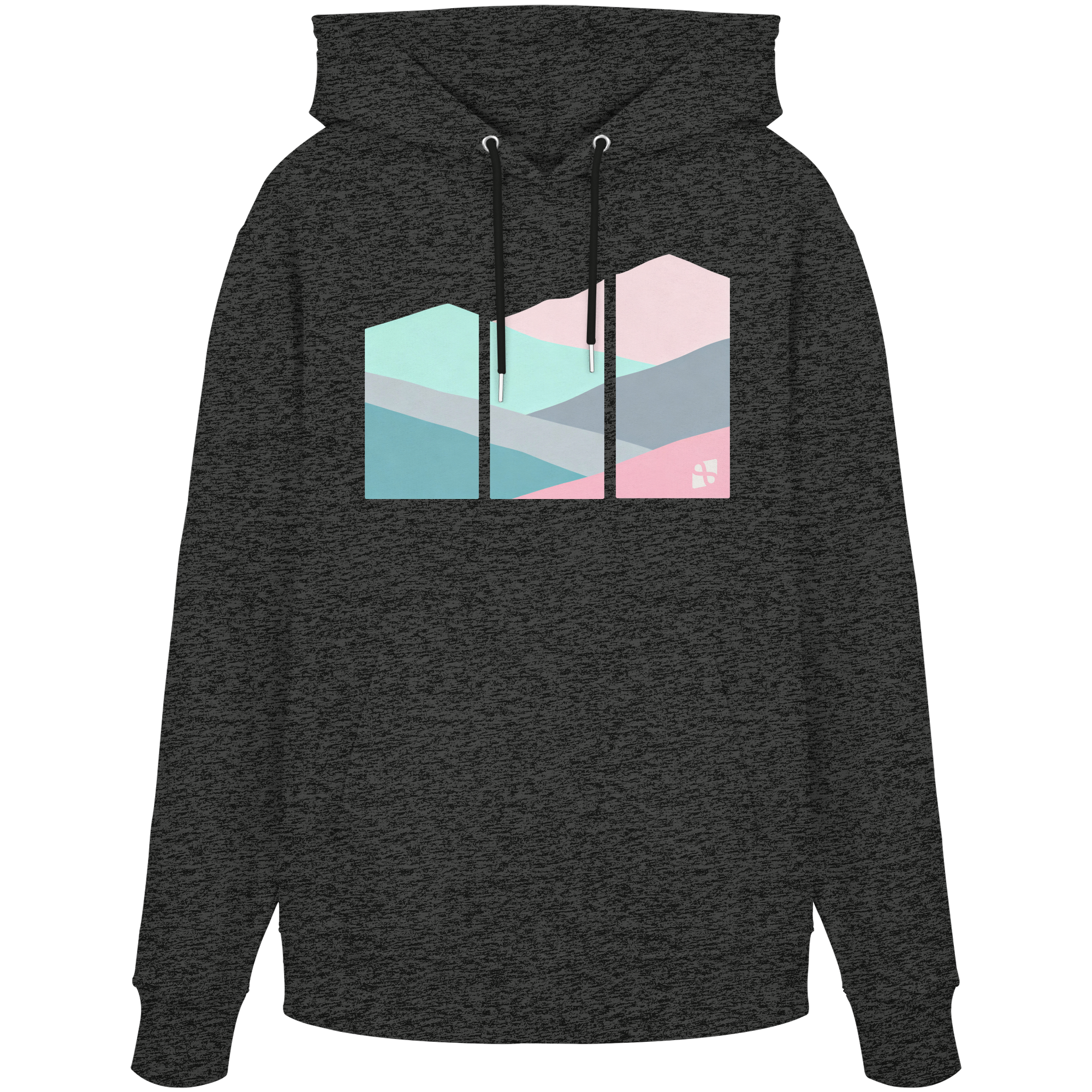 Pastell Mountain - Organic Hoodie