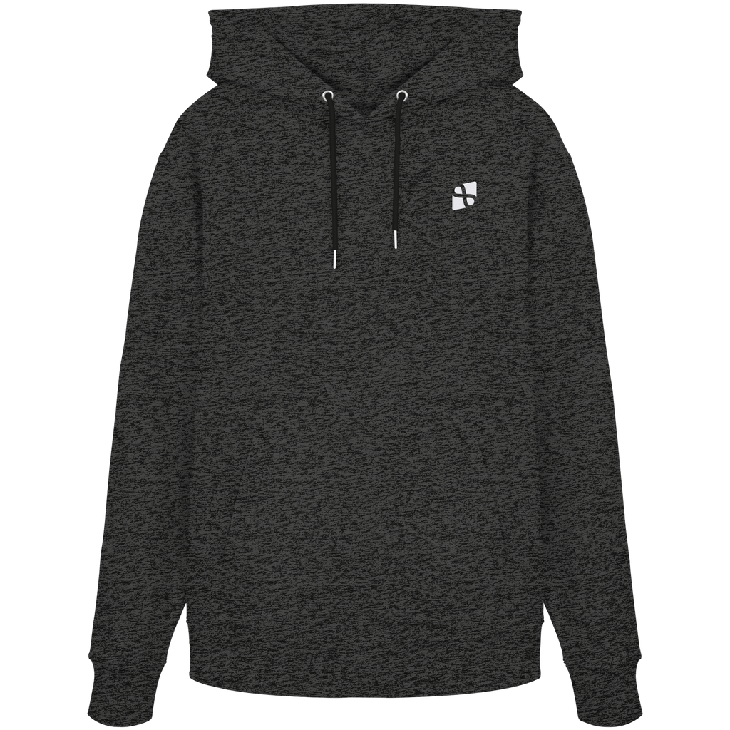 Tannenhäher mit Zirbelnuss + Emblem Stick - Organic Hoodie