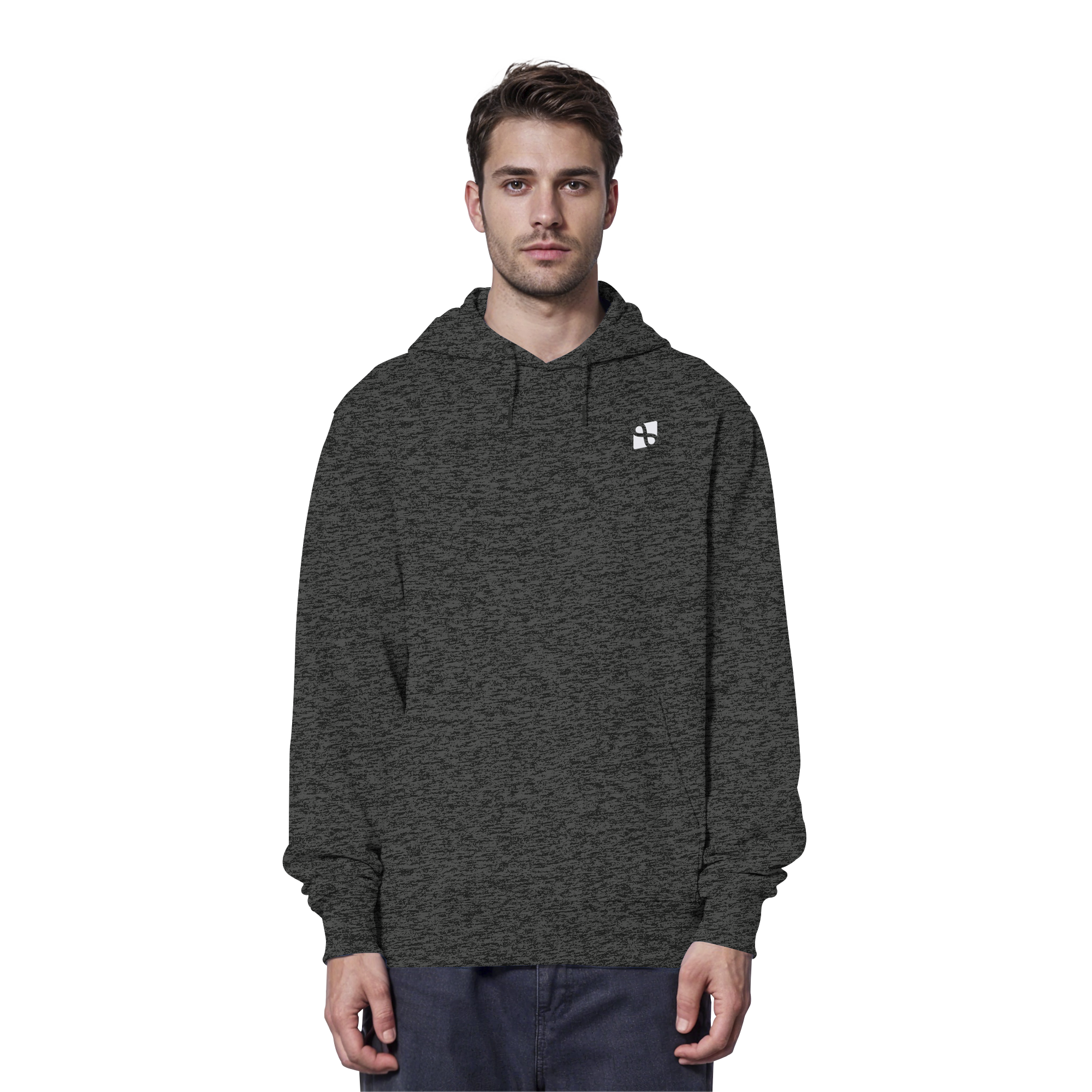 WTF - "Wear The Fair" Print mit besticktem Emblem - Organic Hoodie