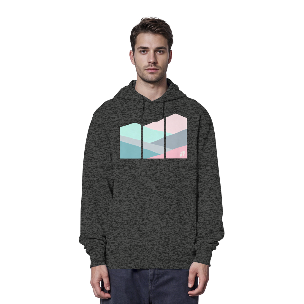 Pastell Mountain - Organic Hoodie