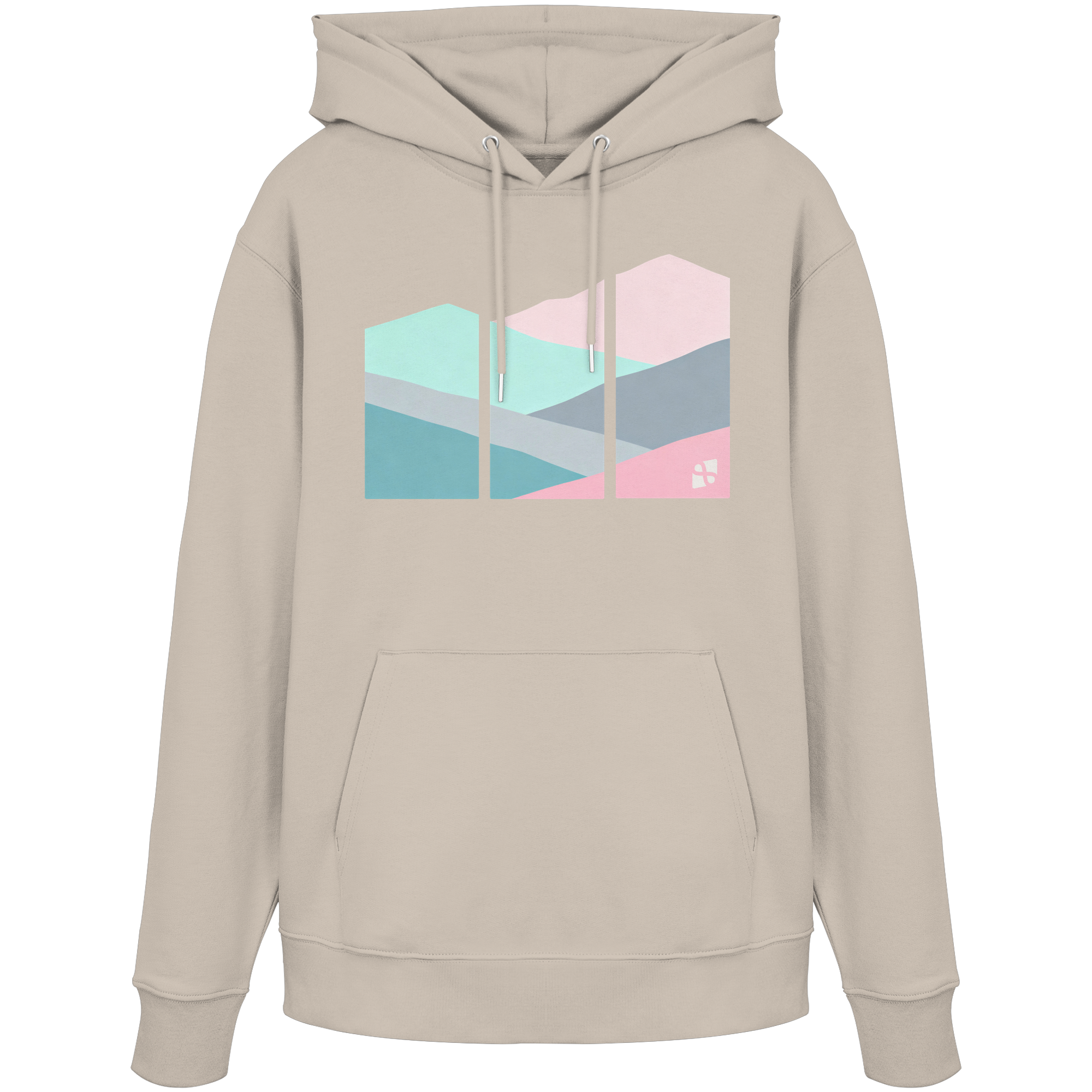 Pastell Mountain - Organic Hoodie