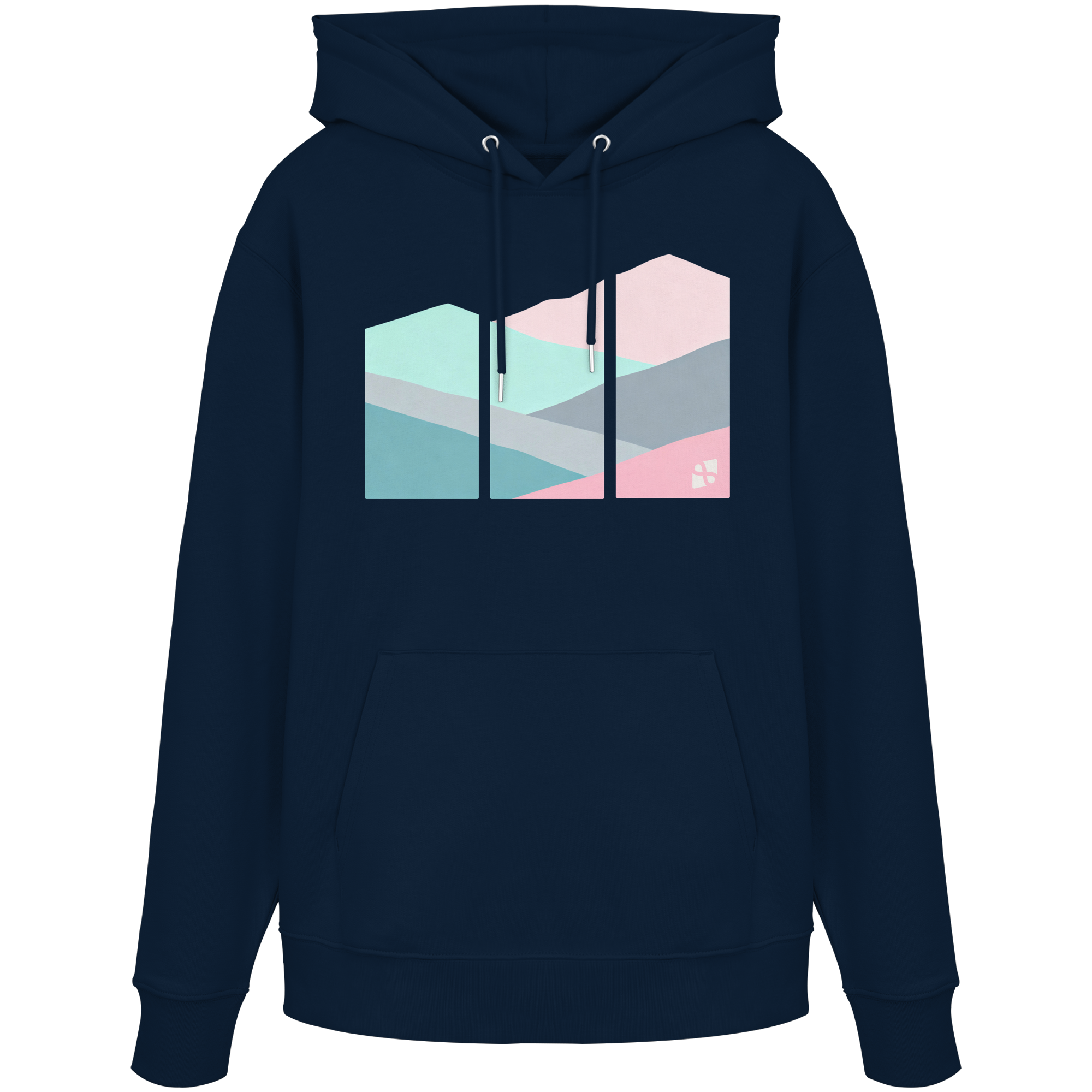 Pastell Mountain - Organic Hoodie