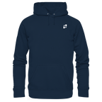 Tannenhäher mit Zirbelnuss + Emblem Stick - Organic Hoodie