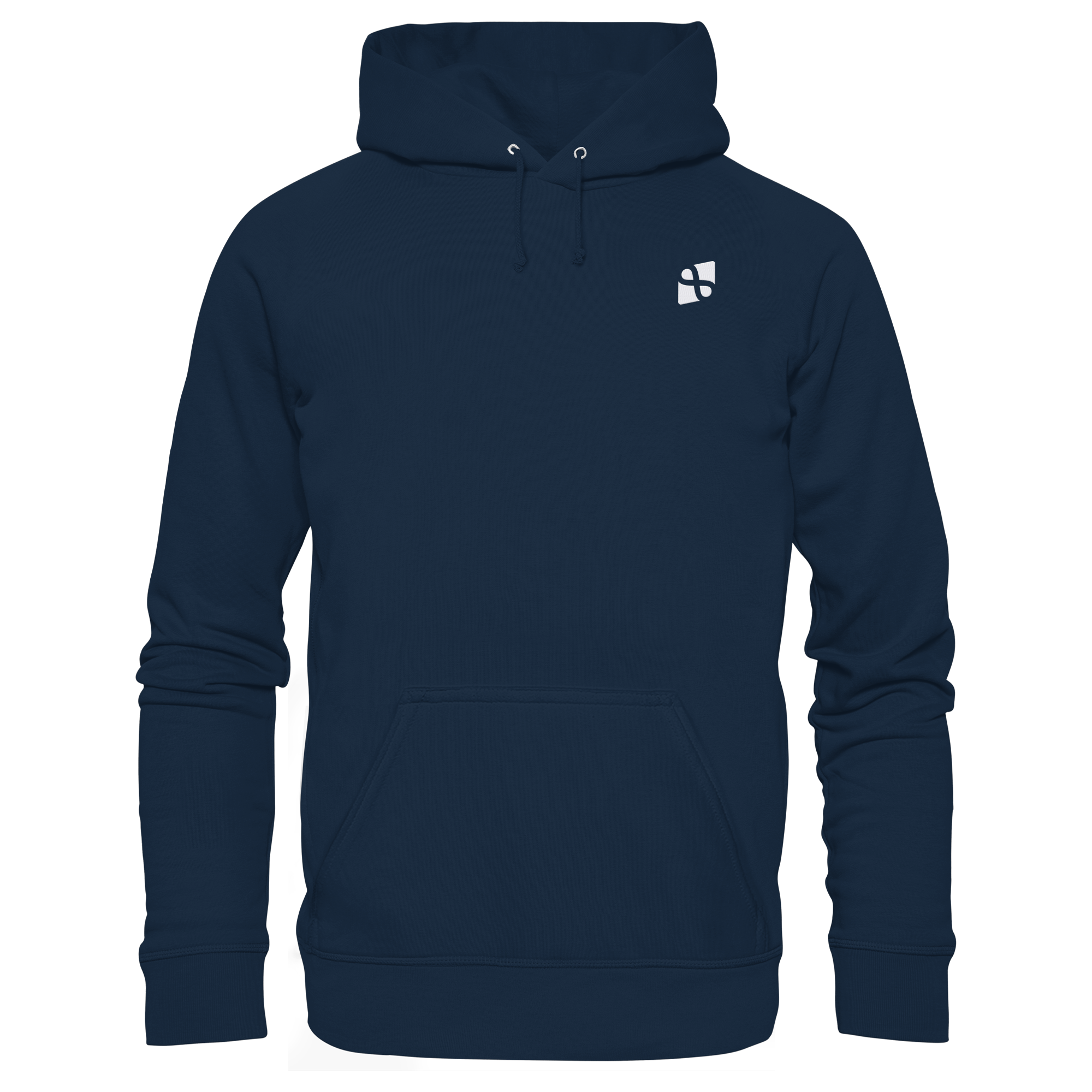 Tannenhäher mit Zirbelnuss + Emblem Stick - Organic Hoodie