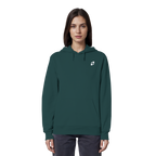 WTF - "Wear The Fair" Print mit besticktem Emblem - Organic Hoodie