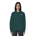 Tannenhäher mit Zirbelnuss + Emblem Stick - Organic Hoodie