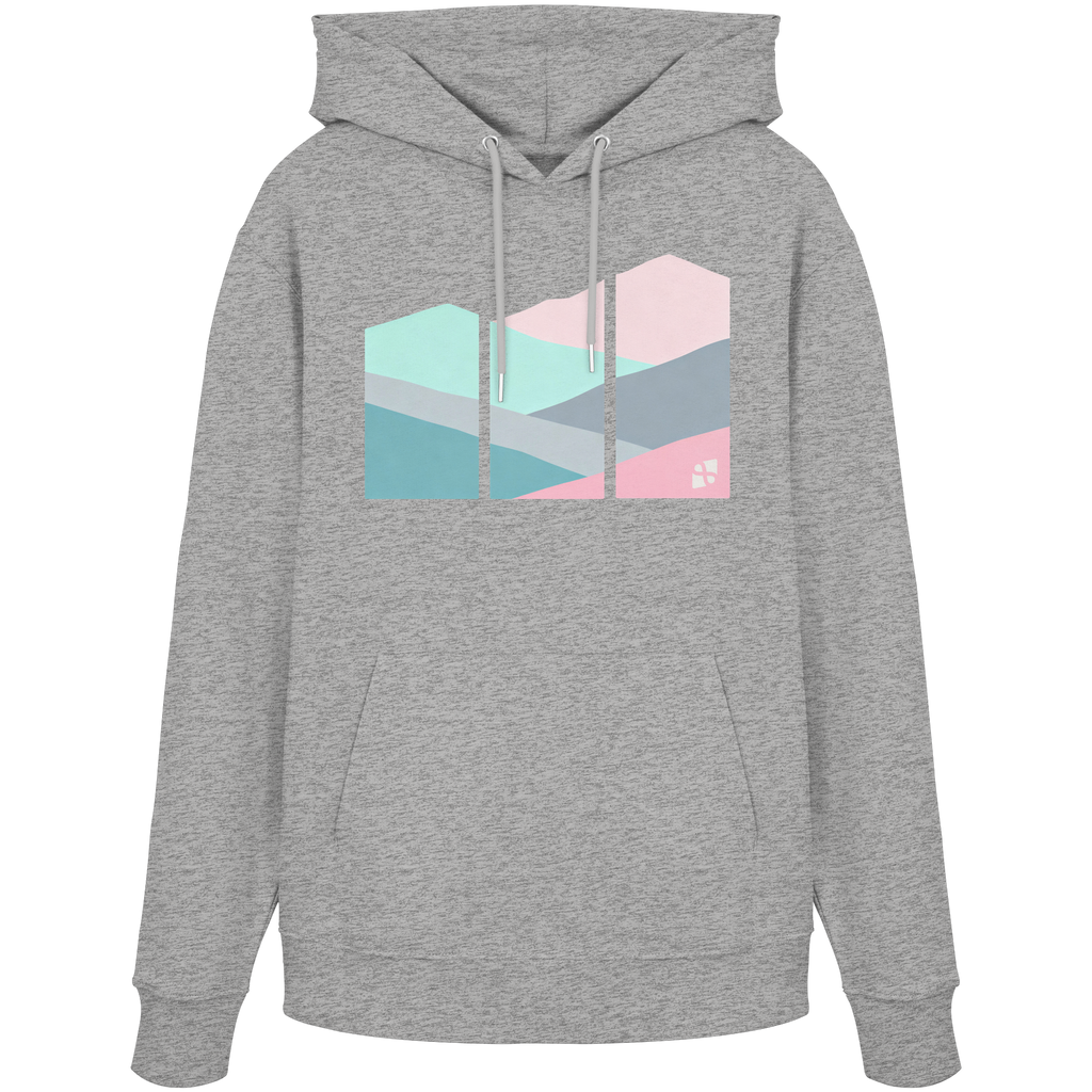 Pastell Mountain - Organic Hoodie