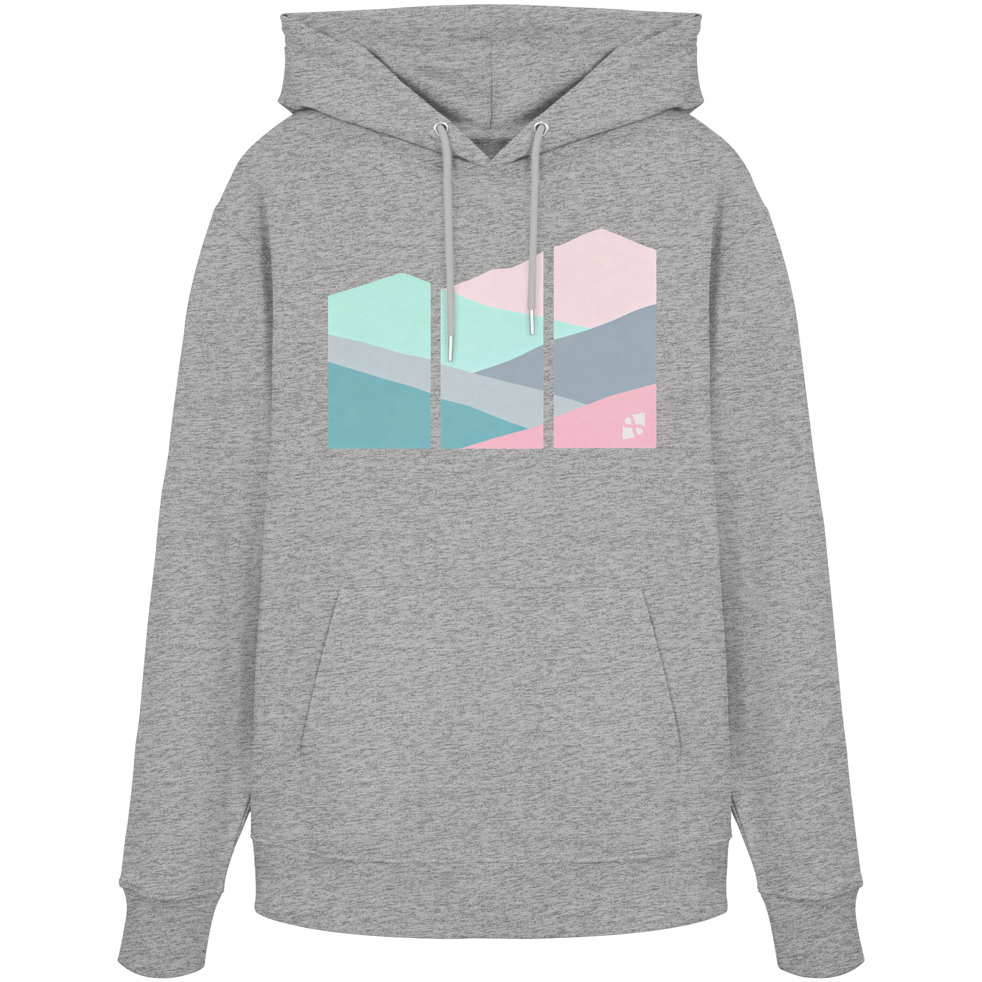 Pastell Mountain - Organic Hoodie