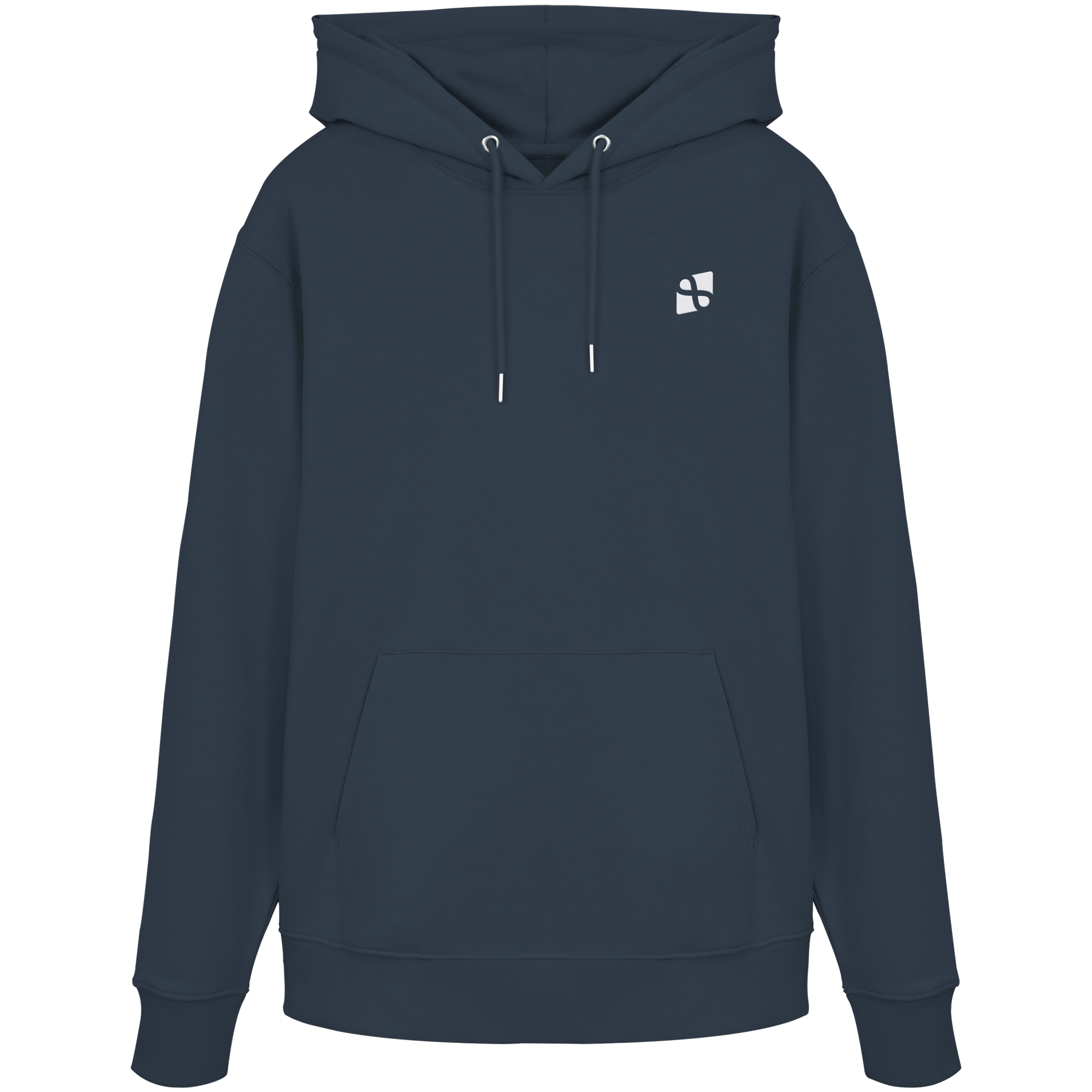 Tannenhäher mit Zirbelnuss + Emblem Stick - Organic Hoodie