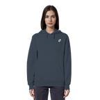 Tannenhäher mit Zirbelnuss + Emblem Stick - Organic Hoodie