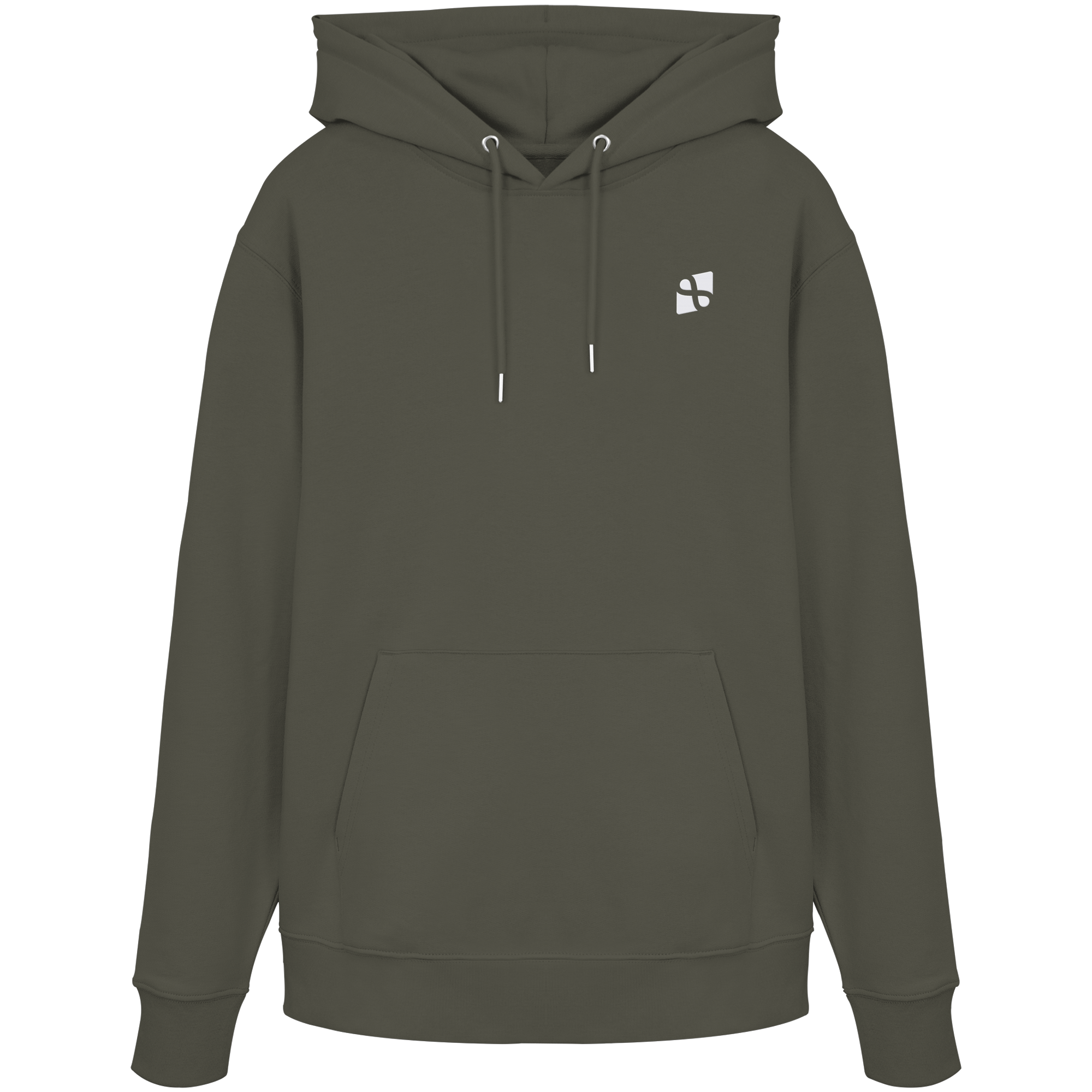 Tannenhäher mit Zirbelnuss + Emblem Stick - Organic Hoodie