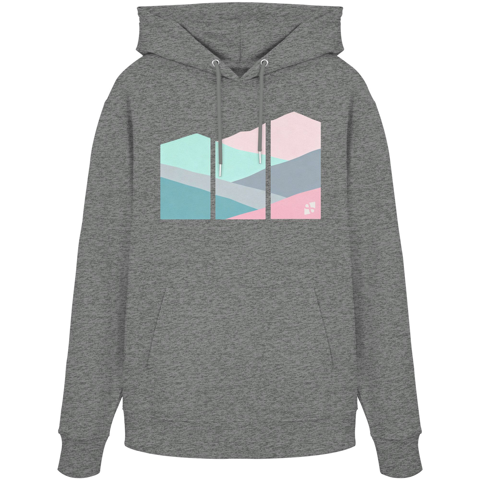 Pastell Mountain - Organic Hoodie