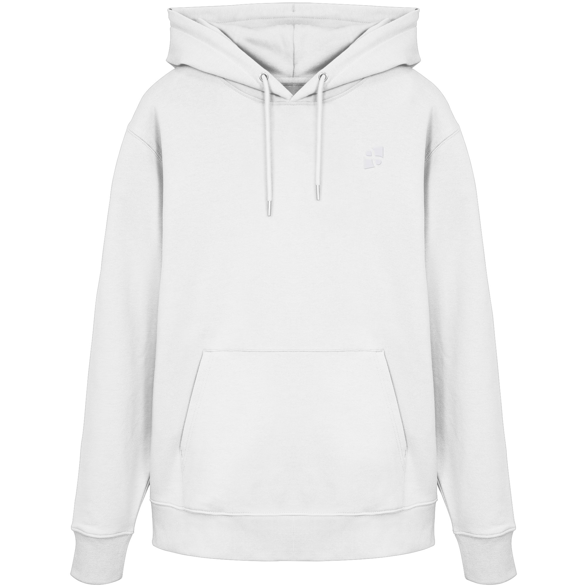 Tannenhäher mit Zirbelnuss + Emblem Stick - Organic Hoodie